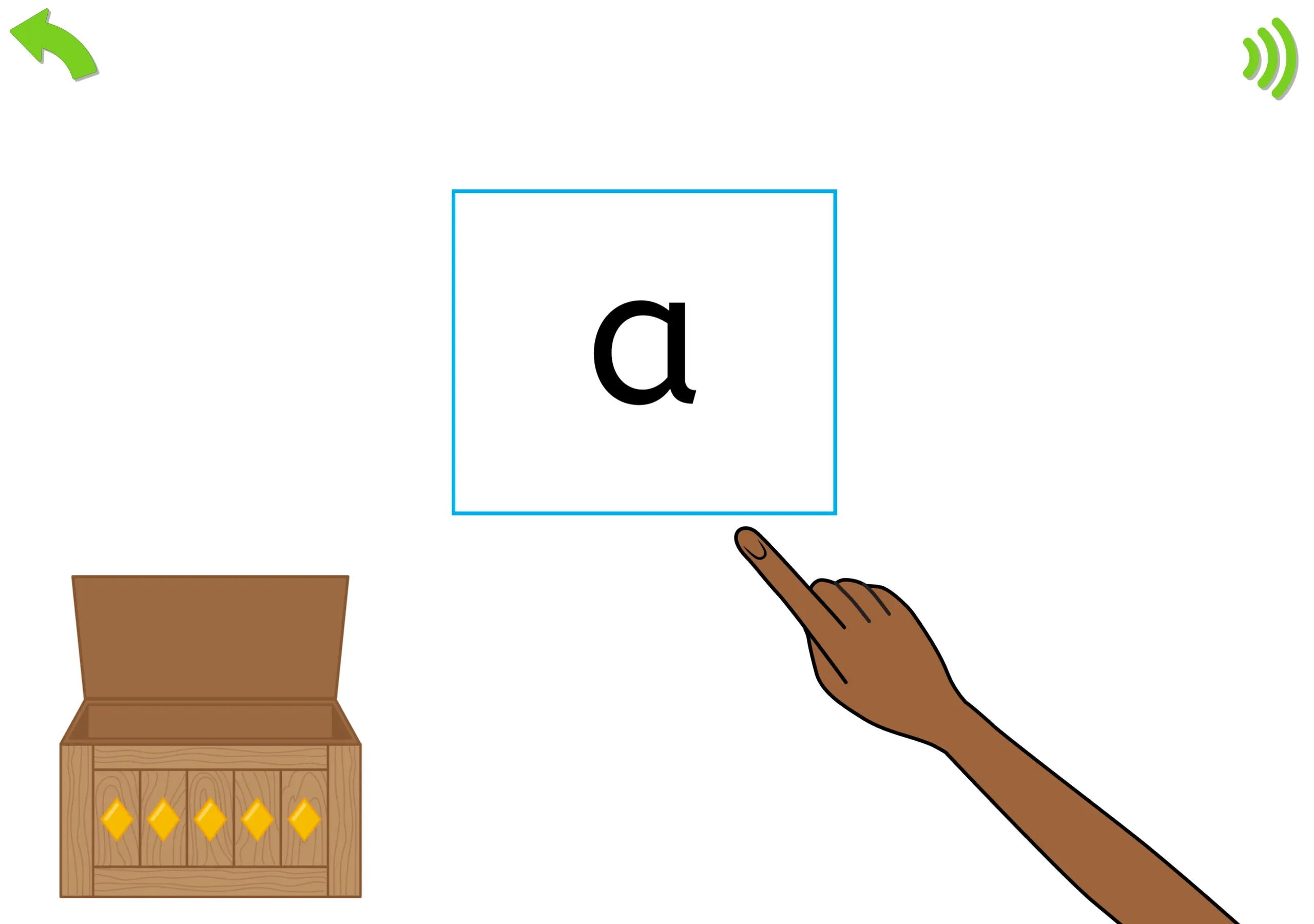 Meeting letters and sounds, ready to make words.