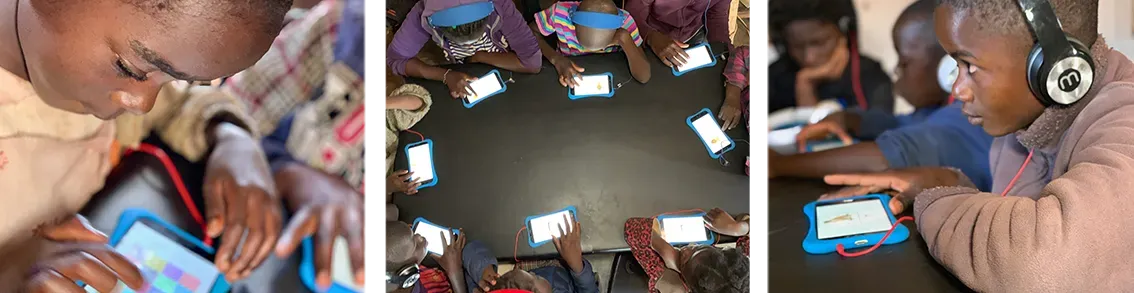 Children in Malawi made an additional 5.3 months of literacy learning compared to control groups during an 8 month randomised control trial